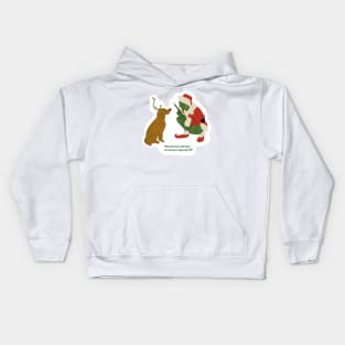 Grinch and Max Christmas Kids Hoodie